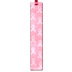 Pink Ribbon - Breast Cancer Awareness Month Large Book Marks by Valentinaart