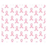 Pink Ribbon - breast cancer awareness month Double Sided Flano Blanket (Small)  50 x40  Blanket Front