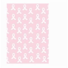 Pink Ribbon - Breast Cancer Awareness Month Large Garden Flag (two Sides) by Valentinaart