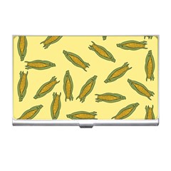 Corn Pattern Business Card Holder by Valentinaart