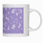 Christmas pattern White Mugs Right