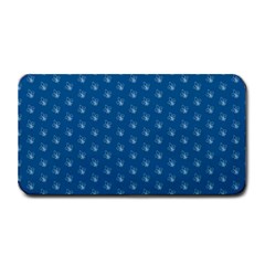 Quebec French Royal Fleur De Lys Elegant Pattern Blue Blue Quebec Fleur De Lys Pattern Blue Medium Bar Mats by Quebec