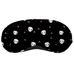 Pattern Skull Stars Halloween Gothic On Black Background Sleeping Masks by genx