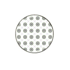 Logo Kekistan Pattern Elegant With Lines On White Background Hat Clip Ball Marker by snek