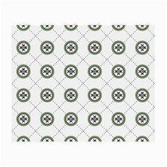 Logo Kekistan Pattern Elegant With Lines On White Background Small Glasses Cloth (2-side) by snek