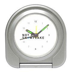 Not A Snowflake Liberal Tears Travel Alarm Clock by snek