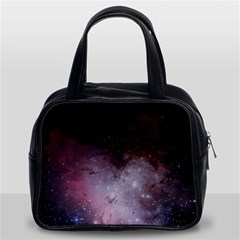 Eagle Nebula Wine Pink And Purple Pastel Stars Astronomy Classic Handbag (two Sides) by genx