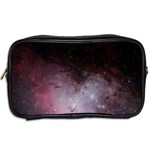 Eagle Nebula Wine Pink and Purple pastel Stars Astronomy Toiletries Bag (Two Sides) Back