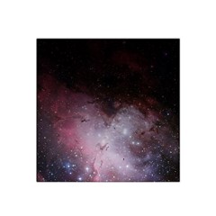 Eagle Nebula Wine Pink And Purple Pastel Stars Astronomy Satin Bandana Scarf by genx