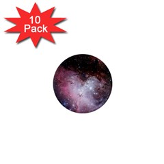 Eagle Nebula Wine Pink And Purple Pastel Stars Astronomy 1  Mini Magnet (10 Pack)  by genx