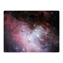 Eagle Nebula Wine Pink And Purple Pastel Stars Astronomy Double Sided Flano Blanket (mini)  by genx