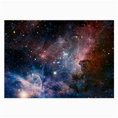 Carina Nebula Ngc 3372 The Grand Nebula Pink Purple And Blue With Shiny Stars Astronomy Large Glasses Cloth (2-side) by genx