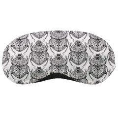 Scarab Pattern Egyptian Mythology Black And White Sleeping Masks by genx