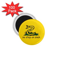 No Step On Snek Gadsden Flag Meme Parody 1 75  Magnets (100 Pack)  by snek