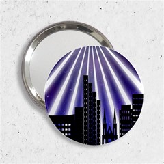 Superhero Background Lights City 2 25  Handbag Mirrors by Wegoenart