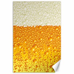 Bubble Beer Canvas 24  X 36  by Wegoenart