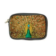 Peacock Feather Bird Peafowl Coin Purse by Wegoenart