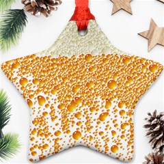 Beer Head Foam Cool Ornament (star) by Wegoenart