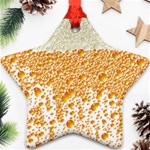 Beer Head Foam Cool Ornament (Star) Front