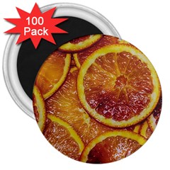 Blood Orange Fruit Citrus Fruits 3  Magnets (100 Pack) by Wegoenart