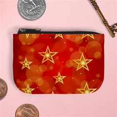 Background Christmas Decoration Mini Coin Purse by Simbadda