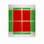 Christmas Fabric Textile Red Green White Mugs Center