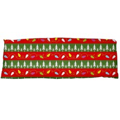 Christmas Papers Red And Green Body Pillow Case (dakimakura) by Wegoenart