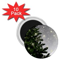 Christmas Fir Tree Mockup Star 1 75  Magnets (10 Pack)  by Wegoenart