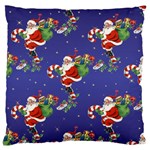 Christmas Vintage Santa Background Standard Flano Cushion Case (Two Sides) Front