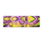 Golden Violet Crystal Heart Of Fire, Abstract Sticker (Bumper) Front