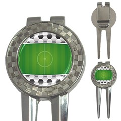 Background Sports Soccer Football 3-in-1 Golf Divots by Wegoenart