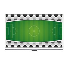 Background Sports Soccer Football Business Card Holder by Wegoenart