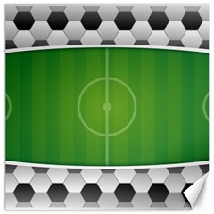 Background Sports Soccer Football Canvas 16  X 16  by Wegoenart