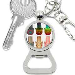 Evil Eye Protection Charm Colorful Bottle Opener Key Chains by Wegoenart