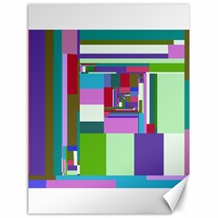 Fractal Gradient Colorful Infinity Art Canvas 18  X 24  by Wegoenart