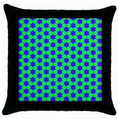 Background Pattern Structure Throw Pillow Case (black) by Wegoenart