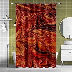 Marbled Paper Mottle Color Movement Shower Curtain 48  X 72  (small)  by Wegoenart