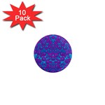 The Eyes Of Freedom In Polka Dot 1  Mini Magnet (10 pack)  Front