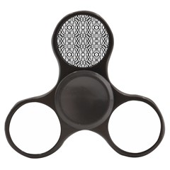 Black And White Intricate Modern Geometric Pattern Finger Spinner by dflcprintsclothing