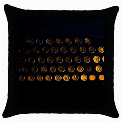 The Type To Write Throw Pillow Case (black) by WensdaiAmbrose