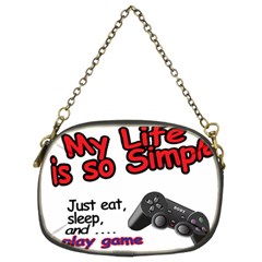 My Life Is Simple Chain Purse (two Sides) by Ergi2000