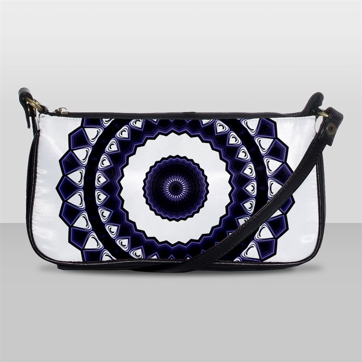 Design Mandala Pattern Circular Shoulder Clutch Bag