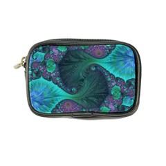 Ocean Green Sea Blue Fractal Art Coin Purse by Pakrebo