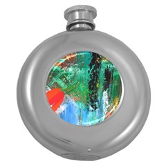 Garden 2 Round Hip Flask (5 Oz) by WILLBIRDWELL