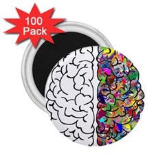 Brain Mind A I Ai Anatomy 2 25  Magnets (100 Pack)  by Pakrebo