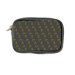 No Step On Snek Pattern Charcoal Dark Gray Background Meme Coin Purse by snek