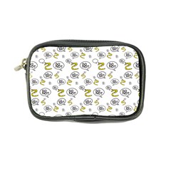 No Step On Snek Do Not Bubble Speech Pattern White Background Meme Coin Purse by snek