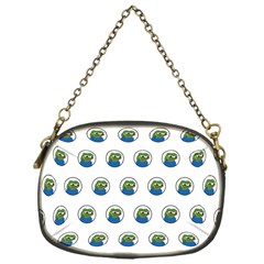 Apu Apustaja With Banana Phone Wall Eyed Pepe The Frog Pattern Kekistan Chain Purse (one Side) by snek