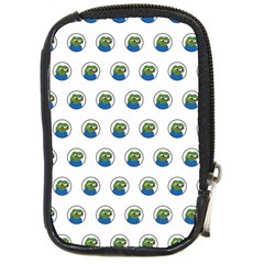 Apu Apustaja With Banana Phone Wall Eyed Pepe The Frog Pattern Kekistan Compact Camera Leather Case by snek