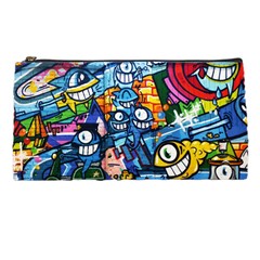 Graffiti Urban Colorful Graffiti Cartoon Fish Pencil Cases by genx